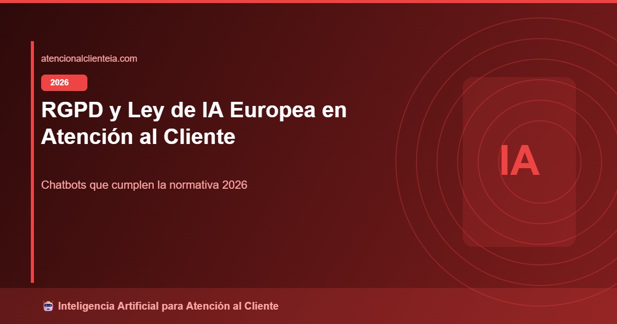 RGPD e IA en Atención al Cliente 2026: Normativa