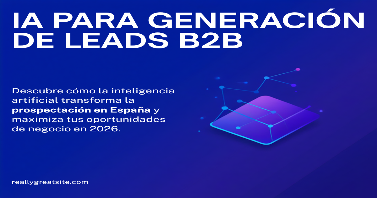 IA para Generación de Leads y Prospección B2B 2026 - Atención al cliente IA IA para generación de leads y prospección B2B en España 2026