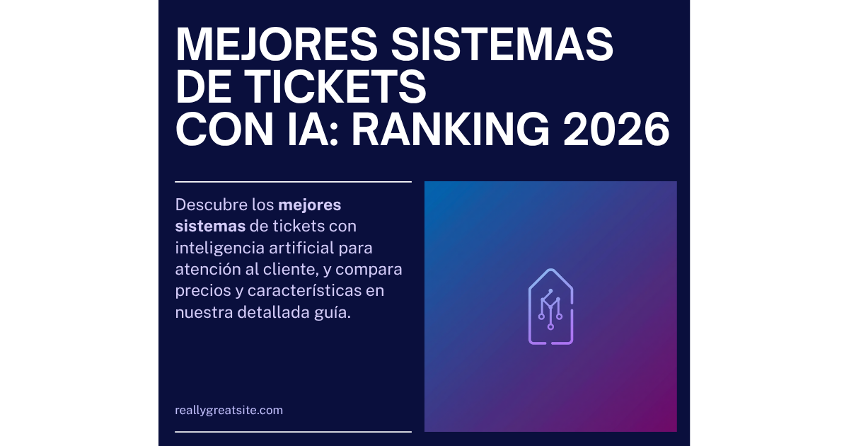 Mejores sistemas de tickets con IA 2026: ranking con precios y comparativa