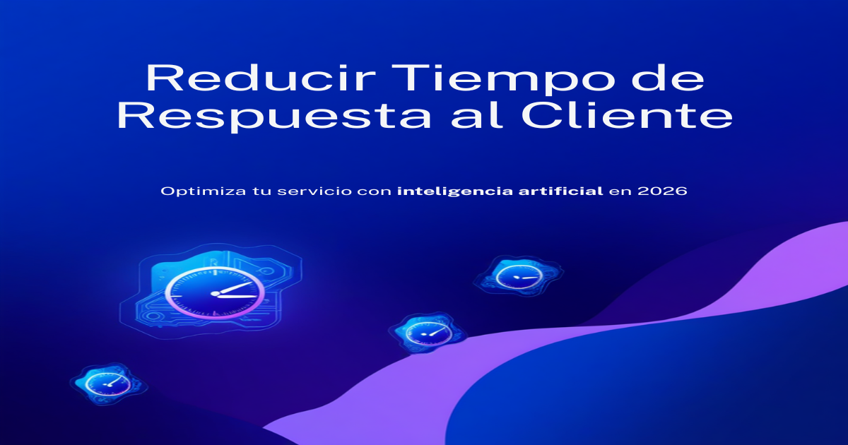 Reducir el tiempo de respuesta al cliente con IA 2026